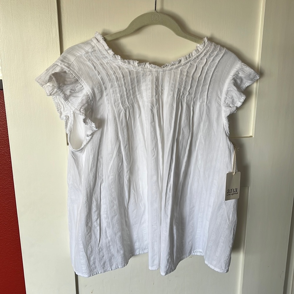 Ana - women’s summer blouse PETITE Large